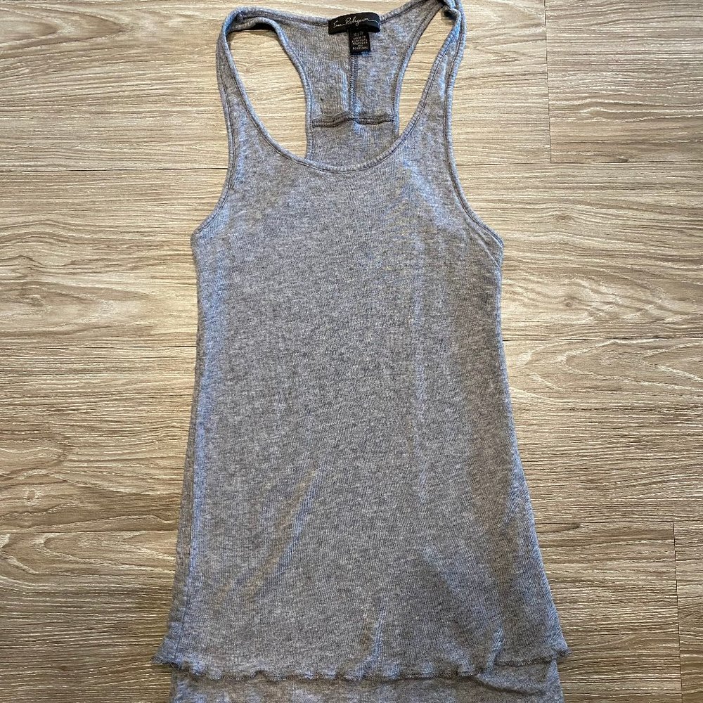 Gray Racerback True Religion Tank